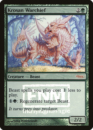 Krosan Warchief [Friday Night Magic 2004] | Good Games Cannington