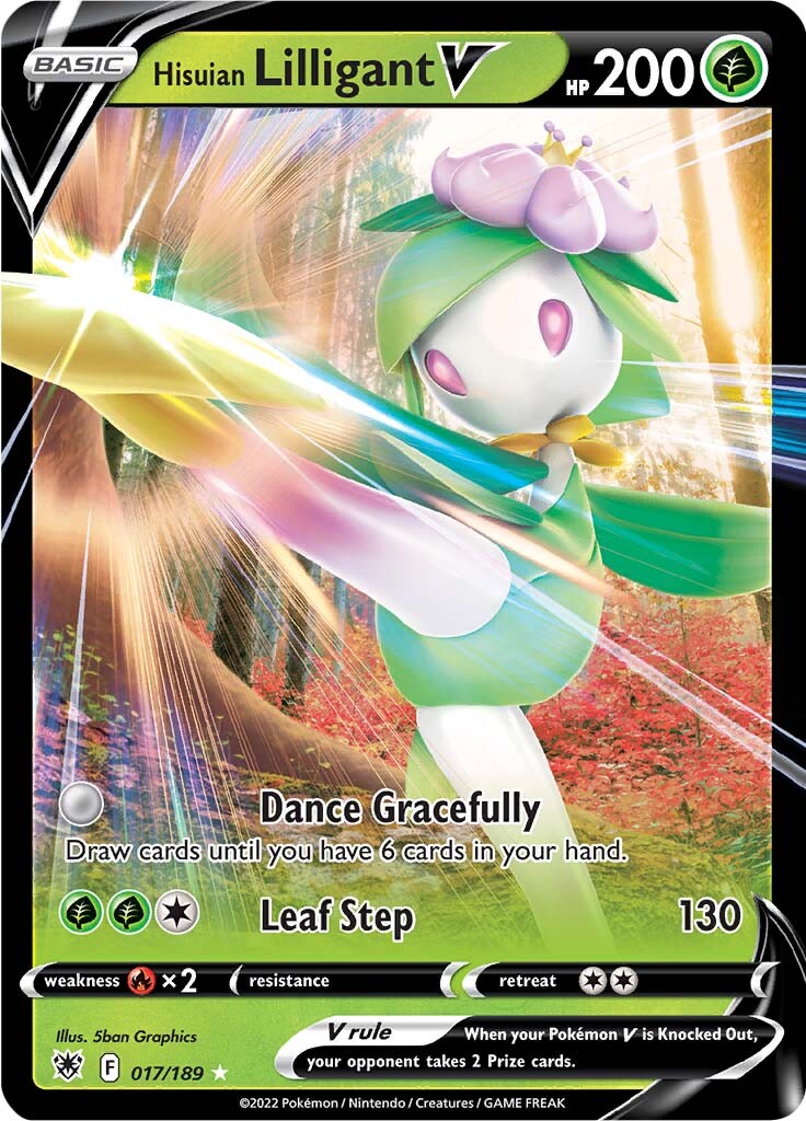 Hisuian Lilligant V (017/189) [Sword & Shield: Astral Radiance] | Good Games Cannington