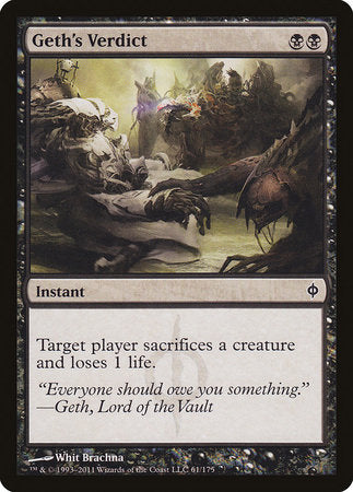 Geth's Verdict [New Phyrexia] | Good Games Cannington