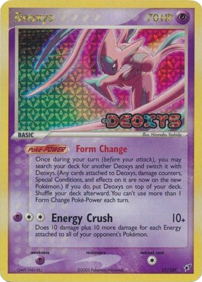 Deoxys (17/107) (Stamped) [EX: Deoxys] | Good Games Cannington