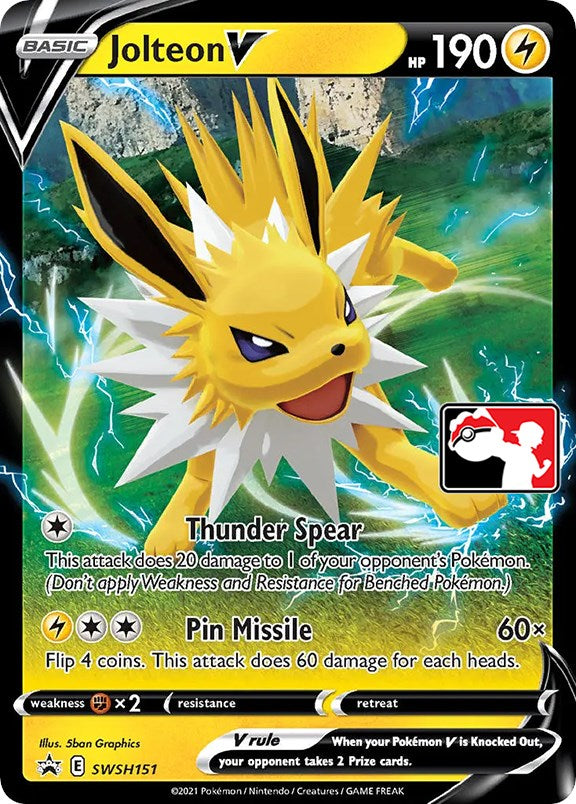 Jolteon V (SWSH151) [Prize Pack Series One] | Good Games Cannington