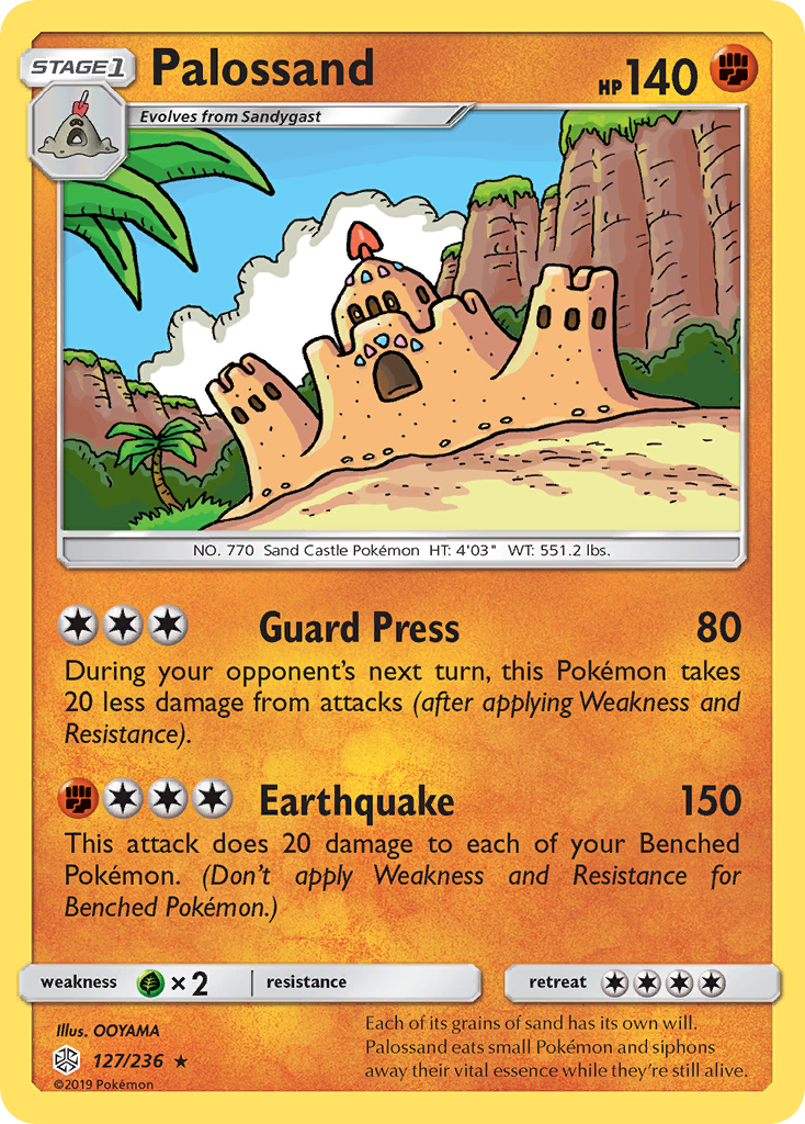 Palossand (127/236) [Sun & Moon: Cosmic Eclipse] | Good Games Cannington