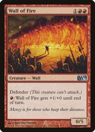 Wall of Fire [Magic 2010] | Good Games Cannington