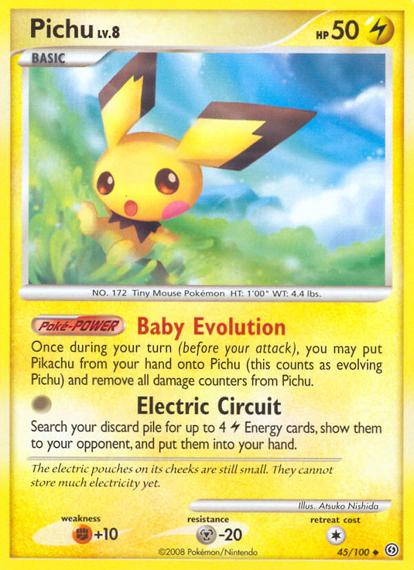 Pichu (45/100) [Diamond & Pearl: Stormfront] | Good Games Cannington