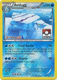 Avalugg (31/106) (League Promo 3rd Place) [XY: Flashfire] | Good Games Cannington