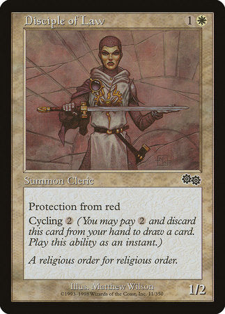 Disciple of Law [Urza's Saga] | Good Games Cannington