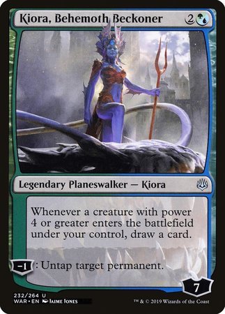 Kiora, Behemoth Beckoner [War of the Spark] | Good Games Cannington