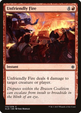 Unfriendly Fire [Ixalan] | Good Games Cannington