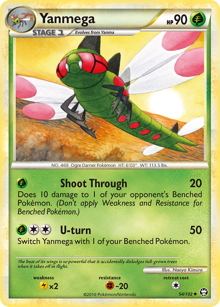 Yanmega (54/102) [HeartGold & SoulSilver: Triumphant] | Good Games Cannington