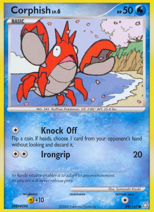 Corphish (89/146) [Diamond & Pearl: Legends Awakened] | Good Games Cannington