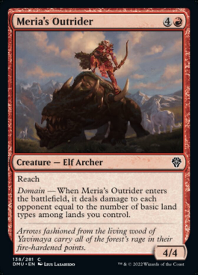 Meria's Outrider [Dominaria United] | Good Games Cannington