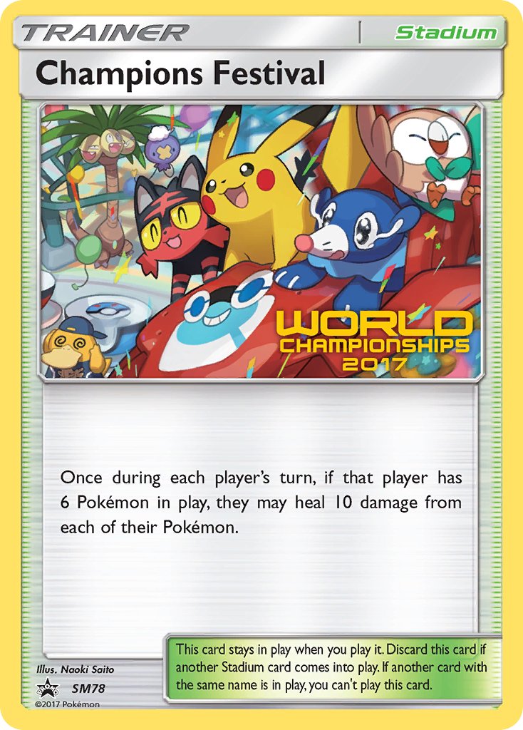 Champions Festival (SM78) (2017 Champion) [Sun & Moon: Black Star Promos] | Good Games Cannington