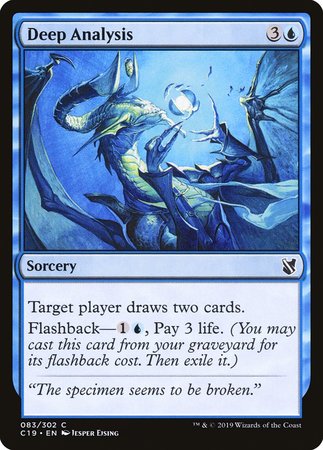 Deep Analysis [Commander 2019] | Good Games Cannington