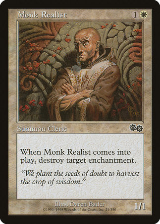 Monk Realist [Urza's Saga] | Good Games Cannington