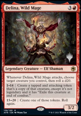 Delina, Wild Mage (Promo Pack) [Dungeons & Dragons: Adventures in the Forgotten Realms Promos] | Good Games Cannington