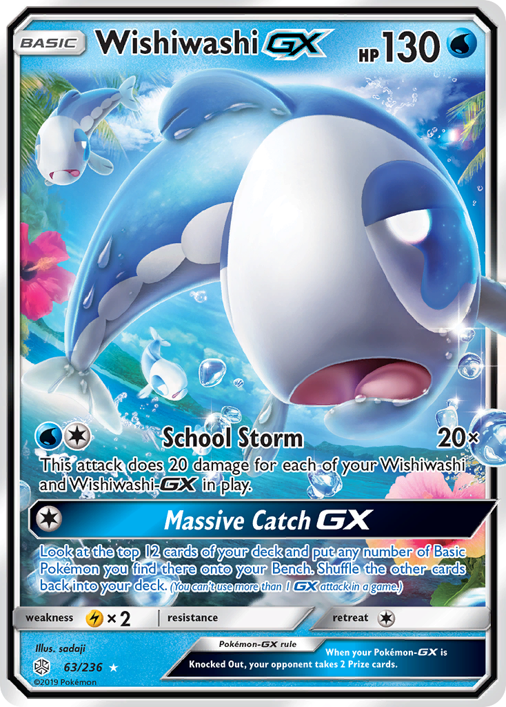 Wishiwashi GX (63/236) [Sun & Moon: Cosmic Eclipse] | Good Games Cannington