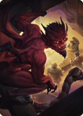 Nefarious Imp Art Card [Commander Legends: Battle for Baldur's Gate Art Series] | Good Games Cannington
