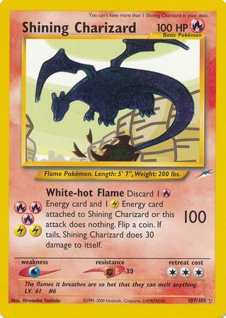 Shining Charizard (107/105) [Neo Destiny Unlimited] | Good Games Cannington