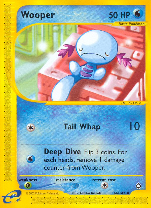 Wooper (66/147) [Aquapolis] | Good Games Cannington