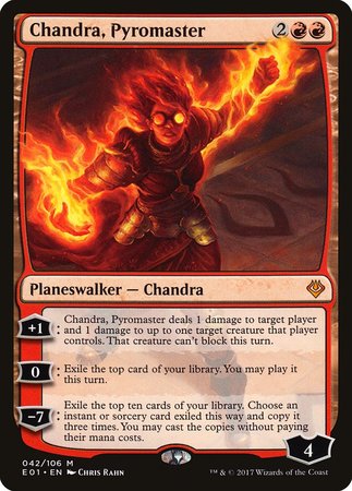Chandra, Pyromaster [Archenemy: Nicol Bolas] | Good Games Cannington