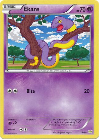 Ekans (16/30) [XY: Trainer Kit - Noivern] | Good Games Cannington
