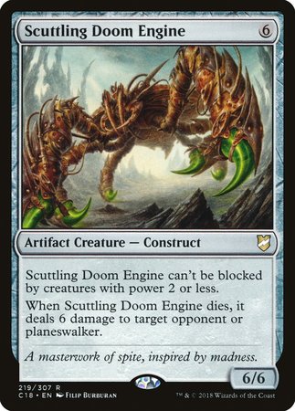 Scuttling Doom Engine [Commander 2018] | Good Games Cannington
