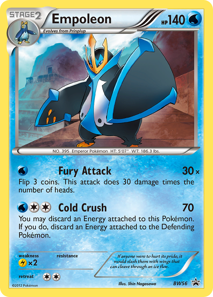 Empoleon (BW56) [Black & White: Black Star Promos] | Good Games Cannington