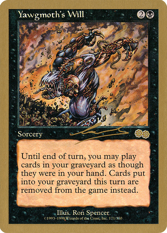 Yawgmoth's Will (Nicolas Labarre) [World Championship Decks 2000] | Good Games Cannington