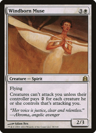 Windborn Muse [Commander 2011] | Good Games Cannington