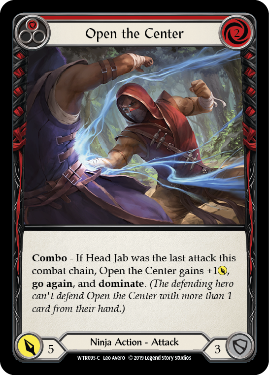 Open the Center (Red) [WTR095-C] Alpha Print Rainbow Foil | Good Games Cannington
