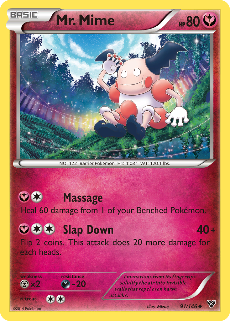 Mr. Mime (91/146) [XY: Base Set] | Good Games Cannington