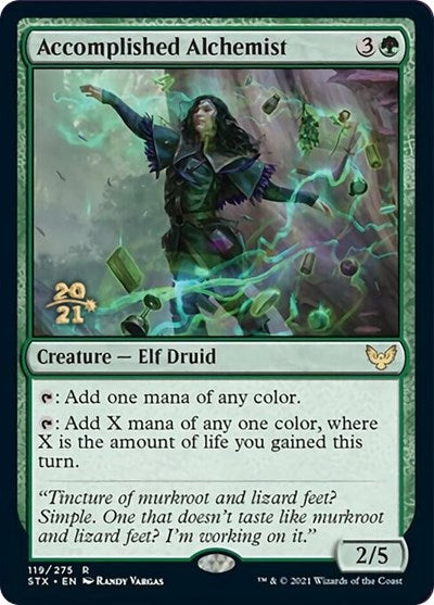 Accomplished Alchemist [Strixhaven: School of Mages Prerelease Promos] | Good Games Cannington