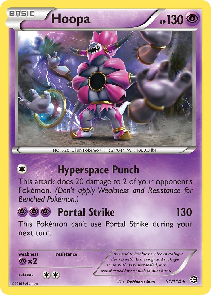 Hoopa (51/114) (Theme Deck Exclusive) [XY: Steam Siege] | Good Games Cannington