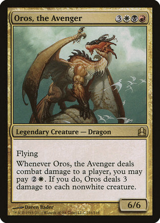Oros, the Avenger [Commander 2011] | Good Games Cannington