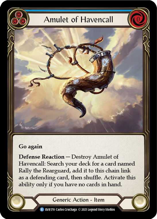 Amulet of Havencall [EVR178] (Everfest)  1st Edition Cold Foil | Good Games Cannington