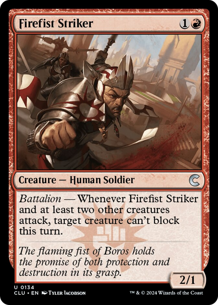 Firefist Striker [Ravnica: Clue Edition] | Good Games Cannington