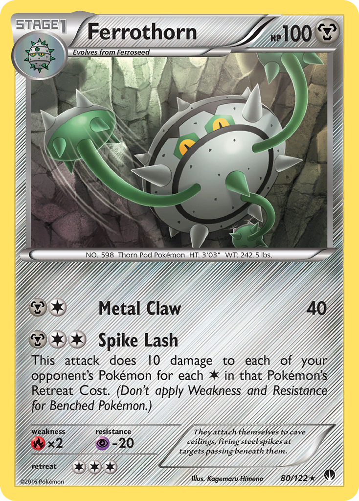 Ferrothorn (80/122) [XY: BREAKpoint] | Good Games Cannington