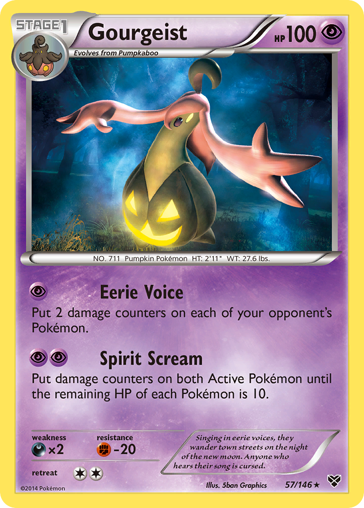 Gourgeist (57/146) [XY: Base Set] | Good Games Cannington