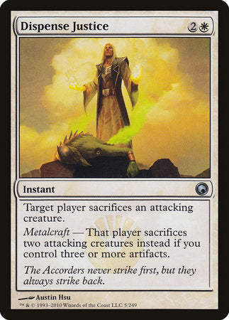 Dispense Justice [Scars of Mirrodin] | Good Games Cannington