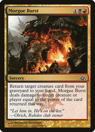 Morgue Burst [Dragon's Maze] | Good Games Cannington