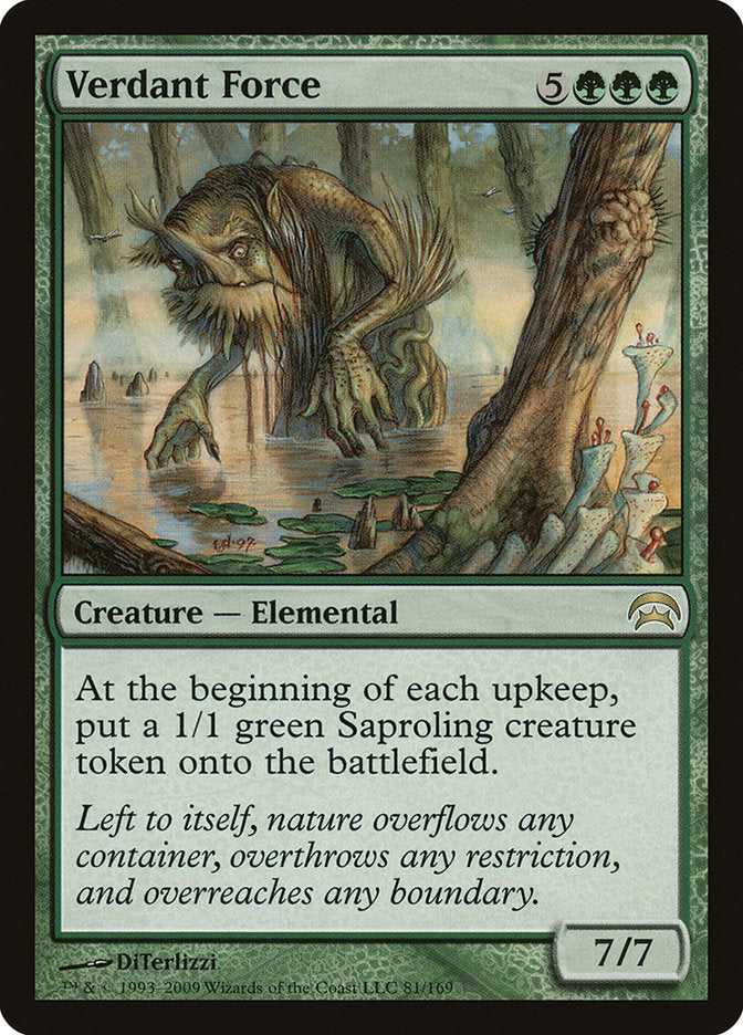 Verdant Force [Planechase] | Good Games Cannington