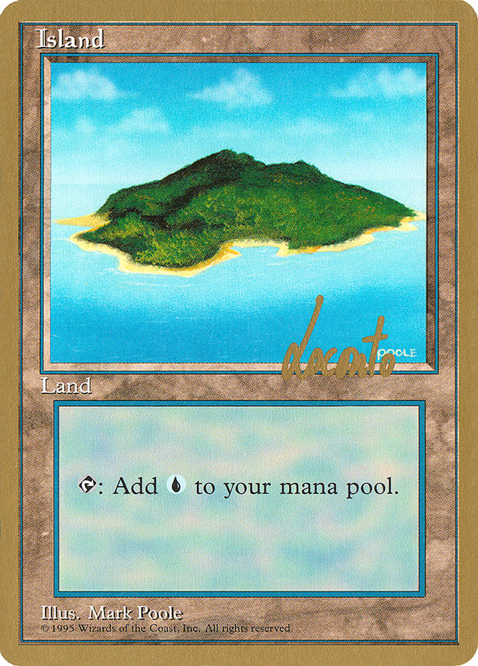 Island (ml367) (Michael Loconto) [Pro Tour Collector Set] | Good Games Cannington