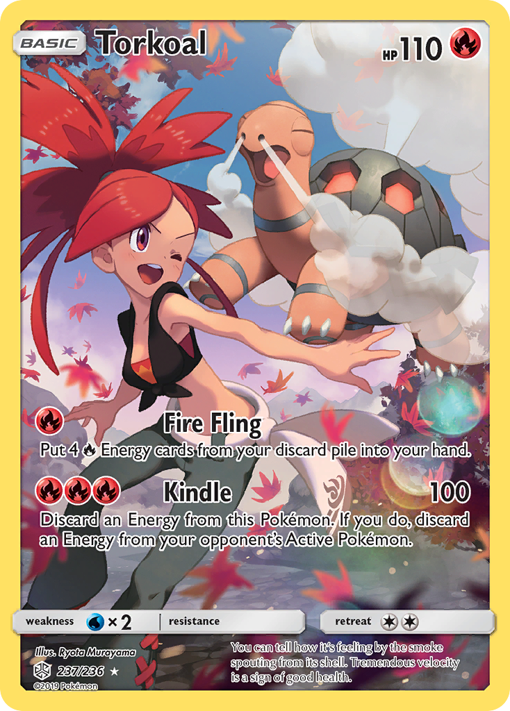Torkoal (237/236) [Sun & Moon: Cosmic Eclipse] | Good Games Cannington