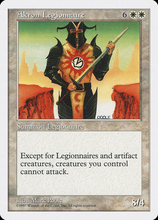 Akron Legionnaire [Fifth Edition] | Good Games Cannington