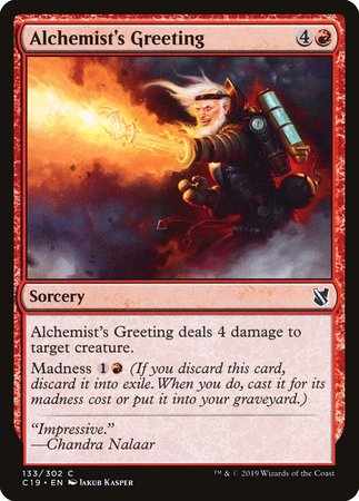 Alchemist's Greeting [Commander 2019] | Good Games Cannington