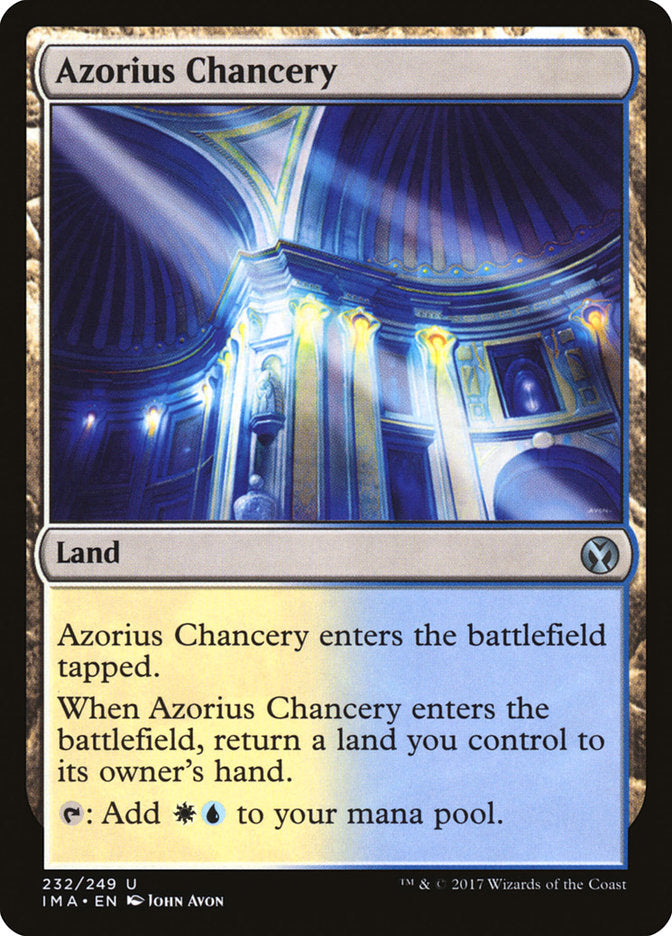 Azorius Chancery [Iconic Masters] | Good Games Cannington