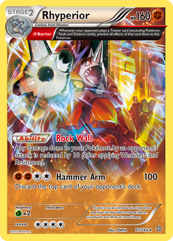 Rhyperior (77/160) [XY: Primal Clash] | Good Games Cannington