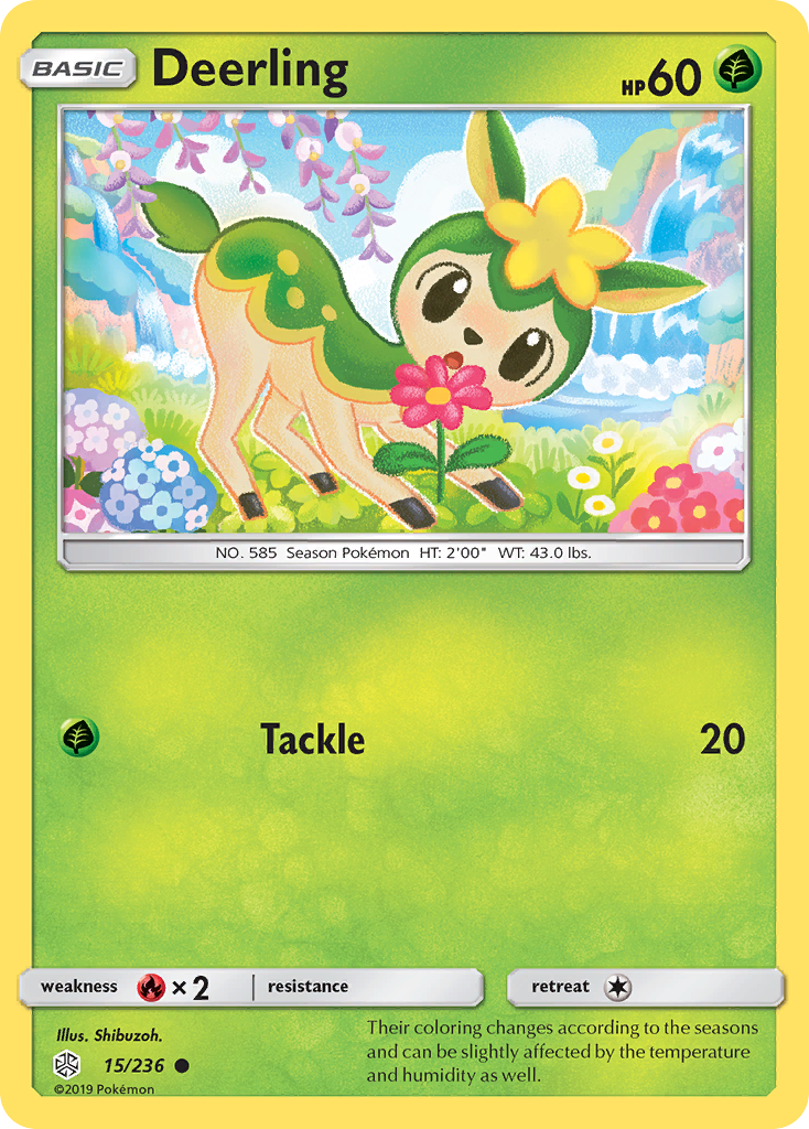 Deerling (15/236) [Sun & Moon: Cosmic Eclipse] | Good Games Cannington