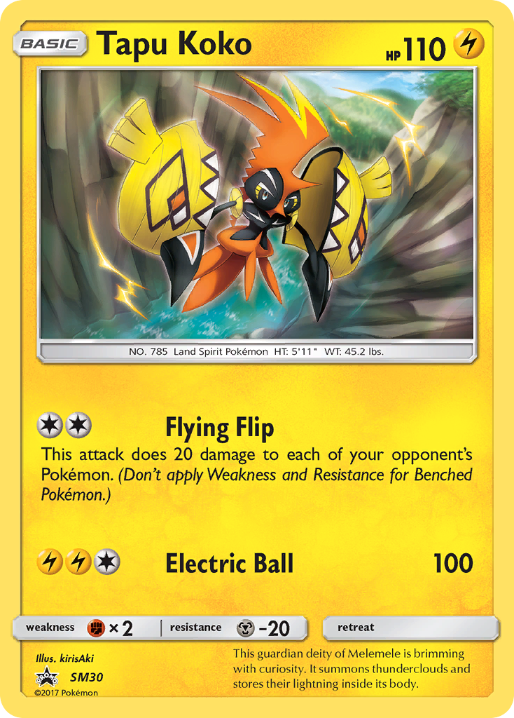 Tapu Koko (SM30) [Sun & Moon: Black Star Promos] | Good Games Cannington