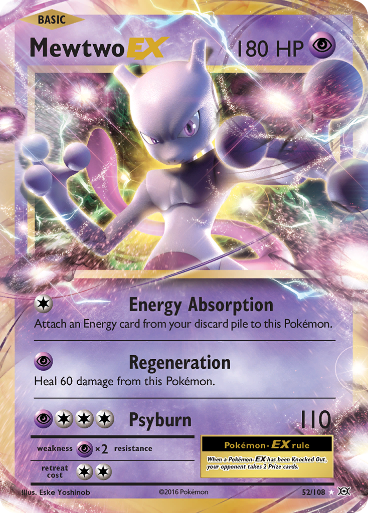 Mewtwo EX (52/108) [XY: Evolutions] | Good Games Cannington